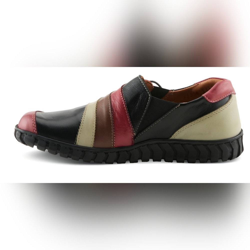 Spring Step Neeta Leather Button MultiColor Leather Slip On Shoes Size EU39US8.5 - Picture 2 of 16
